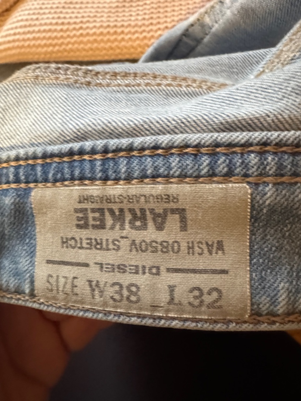 Diesel Light Blue Relaxed Men’s Jeans - Picture 5 of 5
